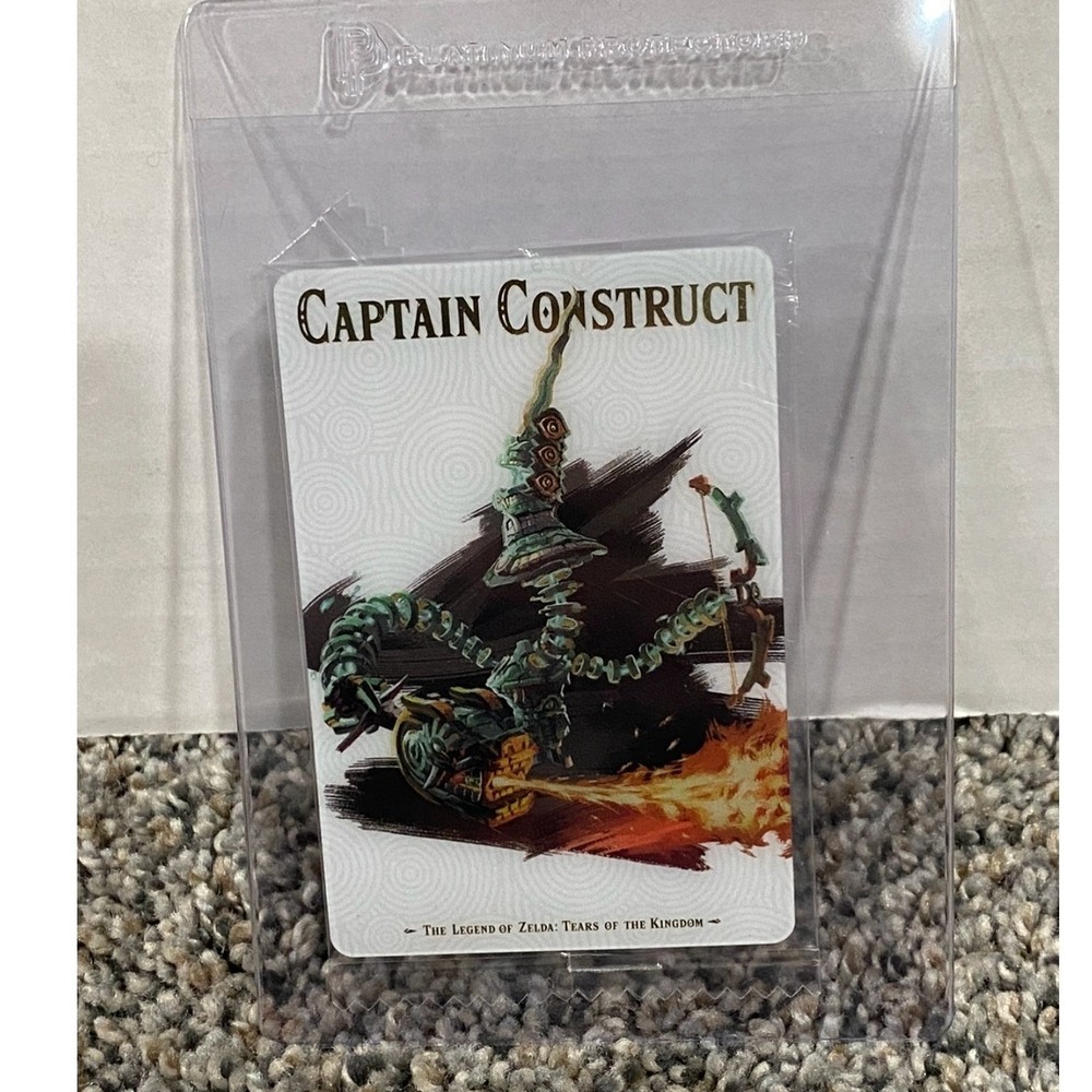 Nintendo Captain Construct Card Legend of Zelda Tears of the Kingdom Japanese